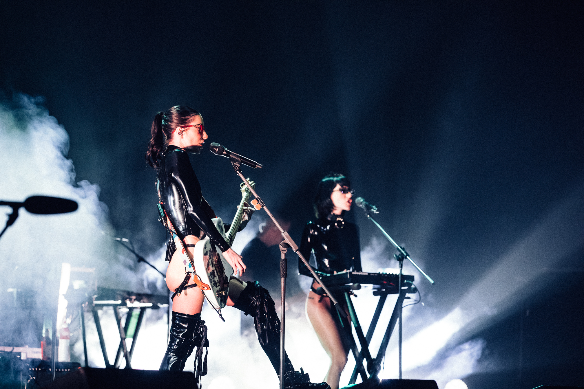 The Veronicas performing at HBF Stadium