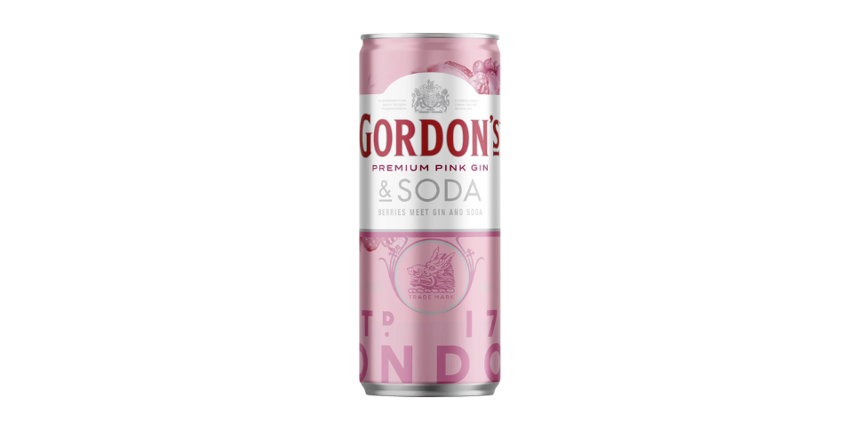 Gordon's Pink Gin and Soda
