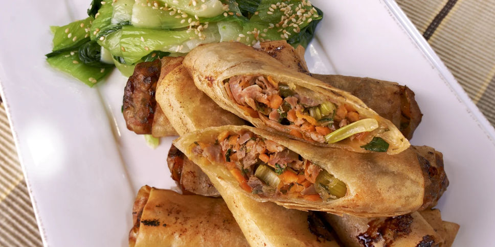 Peking Duck Spring Rolls