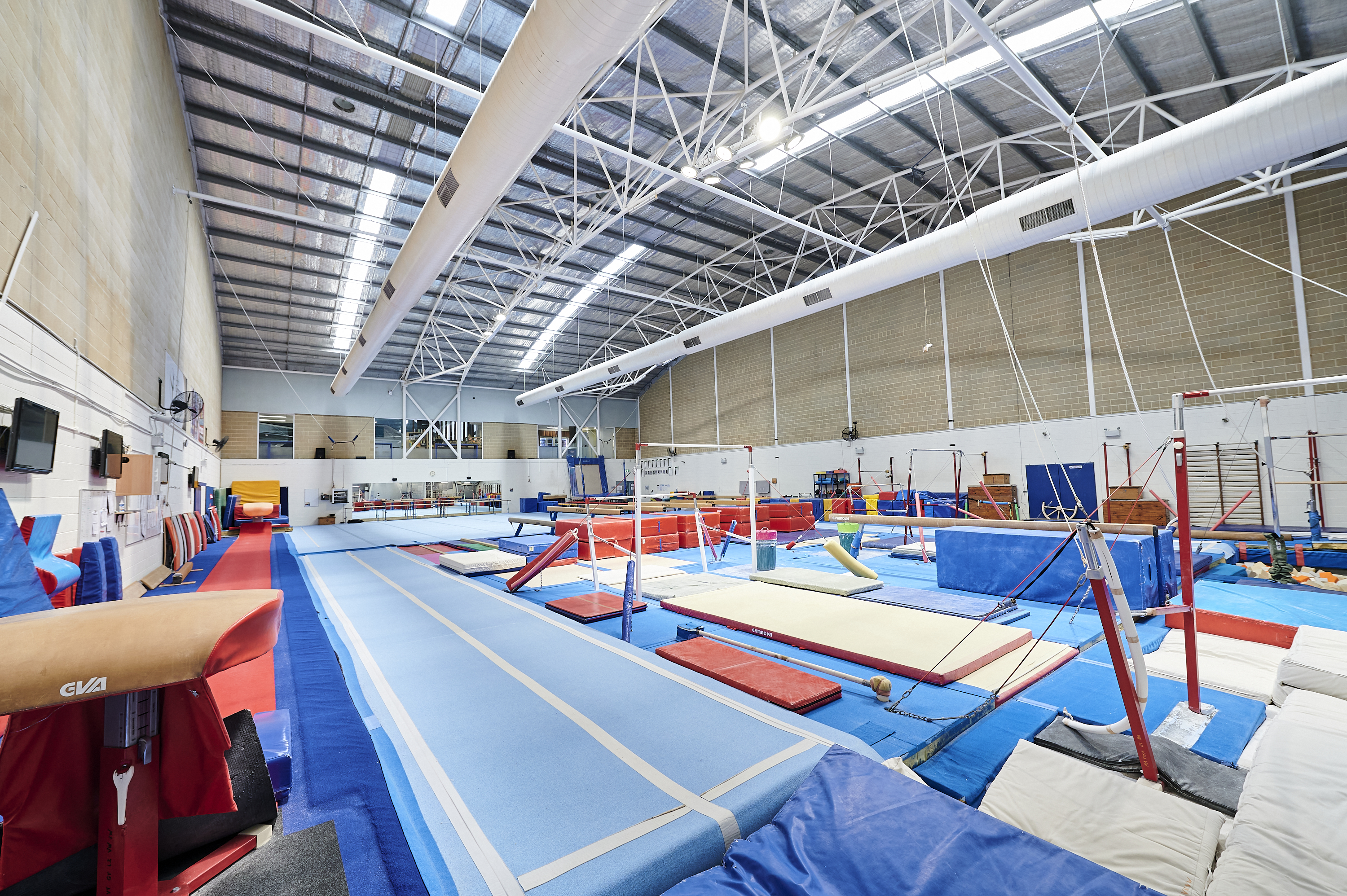 Multiple bars and foam pits